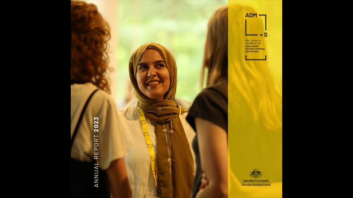 The ARC Centre of Excellence for Automated Decision-Making and Society is pleased to share that our 2023 Annual Report is now available to download. The report details new partnerships, policy impacts, publications, research training & more. @arc_gov_au admscentre.org.au/2023-adms-annu…