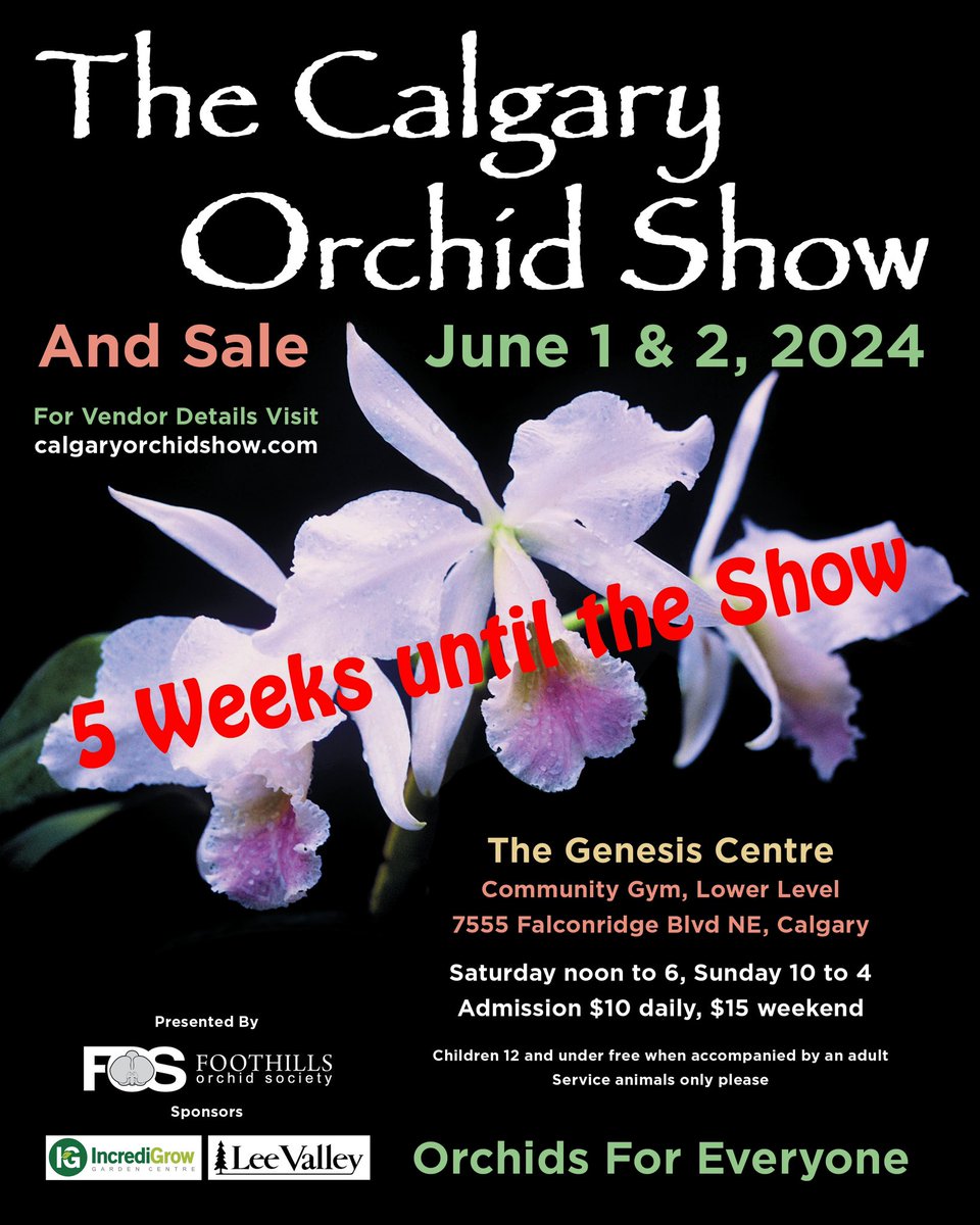 FoothillsOrchid's tweet photo. Only five weeks left until our Orchid Show and it’s not too late to place pre-orders with our vendors. For more information go to https://t.co/CZdY079O0g. https://t.co/XYkcMb6t8C