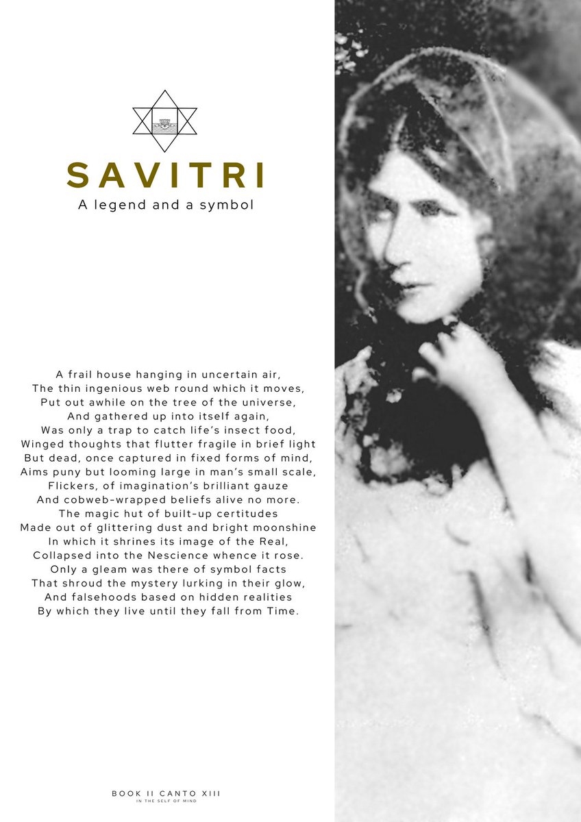 Daily Verses from Savitri (First Edition), Book II Canto XIII: In the Self of Mind

#SriAurobindo #InevitableWord