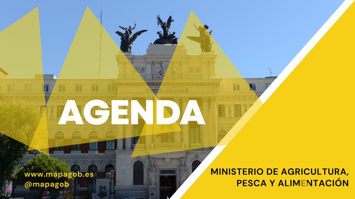 Buenos días 🗓Agenda →Secretario general de Recursos Agrarios y Seguridad Alimentaria: 📍Luxemburgo ⌚08.00 Reunión con los ministros de Agricultura de los países europeos del Mediterráneo. ⌚10.00 Consejo de Ministros de Agricultura y Pesca de la UE 🔗mapa.gob.es/es/prensa/agen…