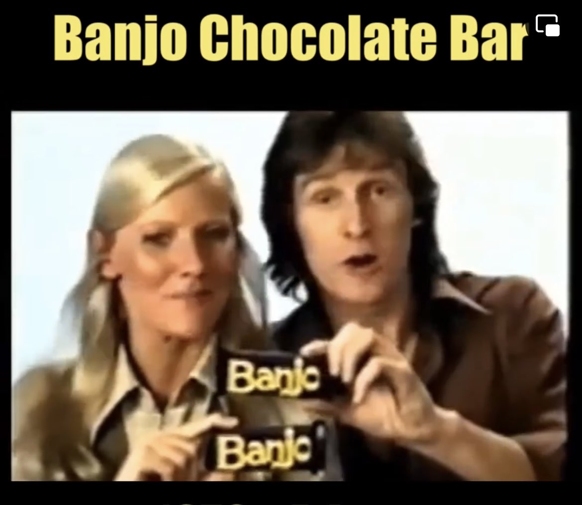 Banjo, Banjo it’s the one for me and you, light and crispy wafer and roast nut flavour too 🤣 #banjo #banjochocolate forget your #opalfruits #spangles