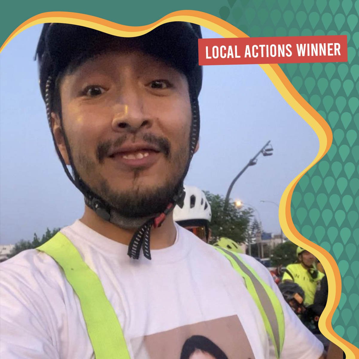 Jeffrey Leandro (Peru) is an environmental advocate and biologist 🌱 His project, Pedalea Seguro, aims to revolutionize Lima, Peru's urban landscape by promoting cycling as a safe, efficient, and preferred mode of transportation. Read more: claimingourspace.org/pedalea-seguro