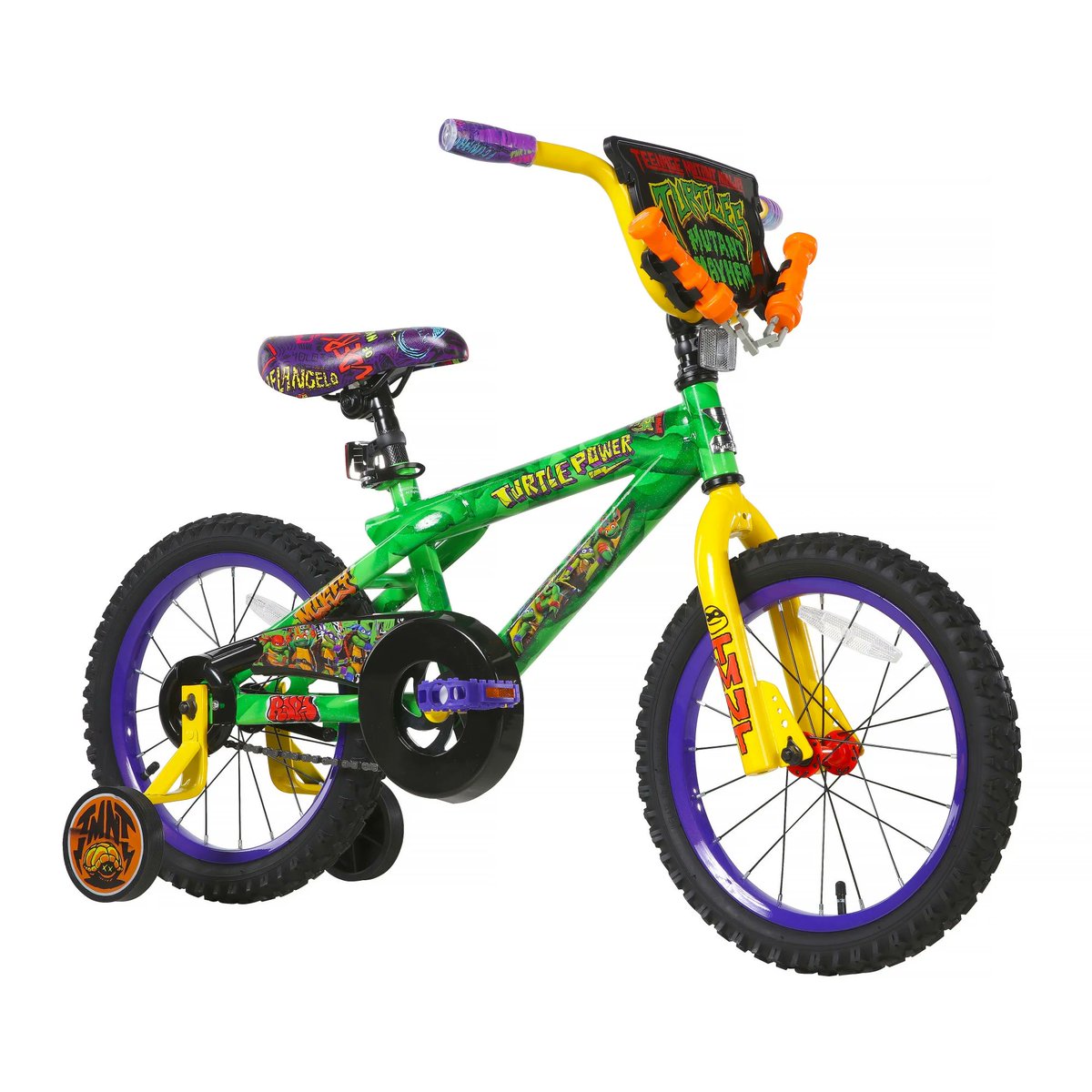 (via Walmart)
Dynacraft Teenage Mutant Ninja Turtles 16-inch Boys BMX Bike for Child 5-7 years