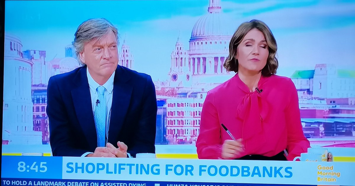 It's good to see Richard Madeley on GMB to discuss a subject he's an expert on. You couldn't make it up. @GMB