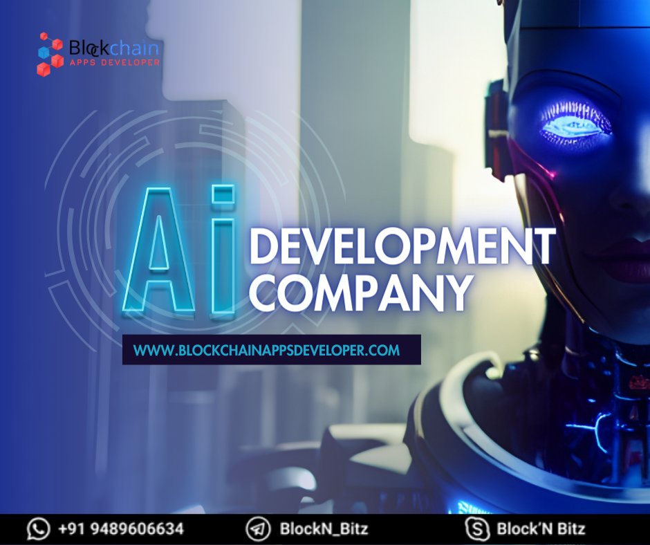 AI is reshaping the business landscape, and we're at the forefront of the revolution! 

Get in Touch: blockchainappsdeveloper.com/ai-development…

#AIDevelopment #AIInnovation #BusinessIntelligence #AIApplications #TechInnovation #ArtificialIntelligence #FutureTech #DigitalTransformation #Innovation