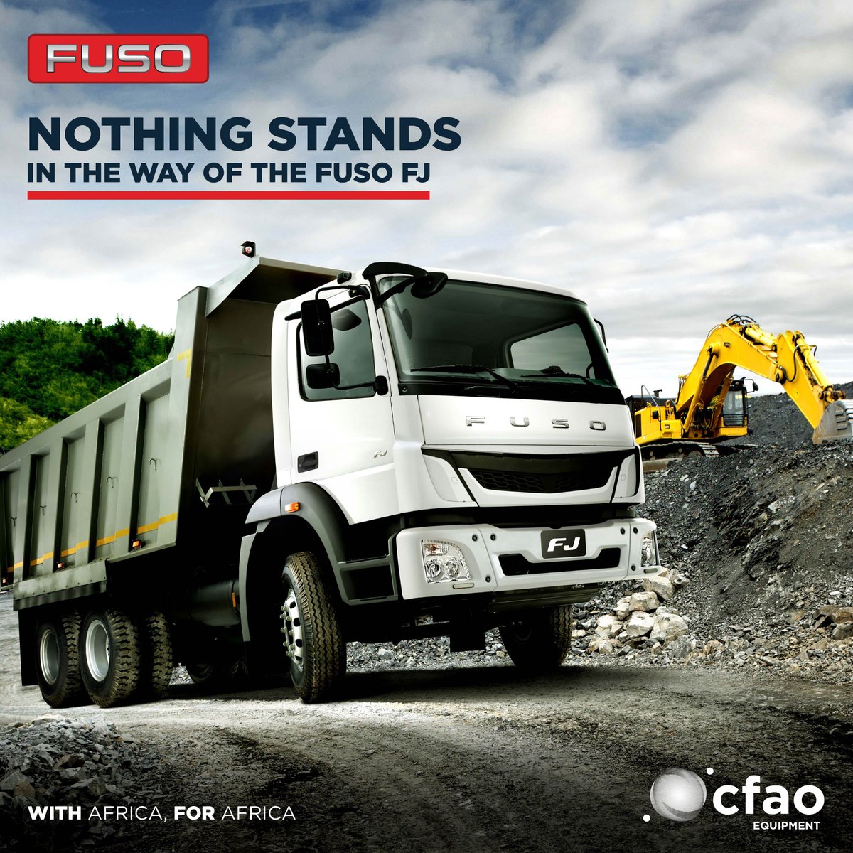 Very low operating costs, reliability and functionality. These three guiding principles in the design brief for the FUSO FJ to give you a truck that’s built for maximum profitability.

#CFAOEQUIPMENTTANZANIA