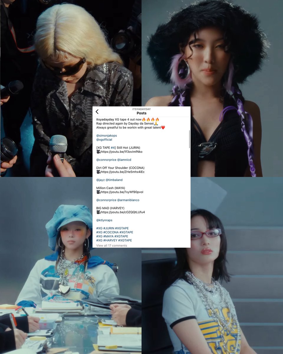 dalmatianph's tweet photo. ❗️Dayday’s Instagram Update❗️

XG tape 4 out now 🙌🏼💯
Rap directed again by Dayday da Sensei
Always greatful to be workin with great talent

[#XG TAPE #4]
Still Hot #JURIN
Dirt Off Your Shoulder #COCONA
Million Cash #MAYA
BIG MAD #HARVEY 

#DAYDAY #XGALX https://t.co/mfqvcjVs3I