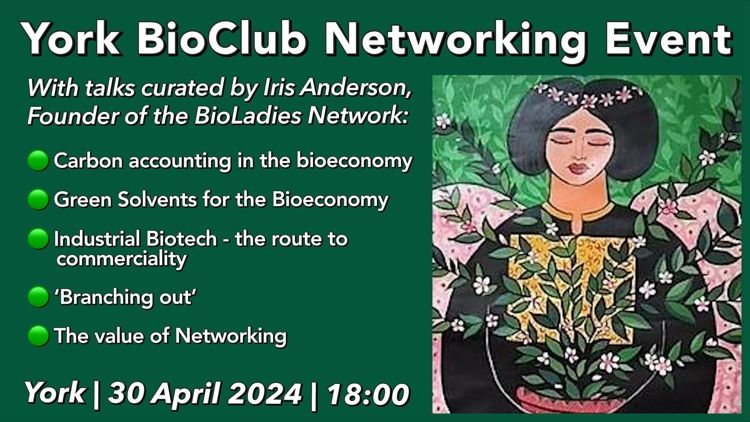 Looking forward to visiting York again and catching up on the bioeconomy.
Free in-person networking event 30 April @ 18:00. eventbrite.co.uk/e/york-bioclub…