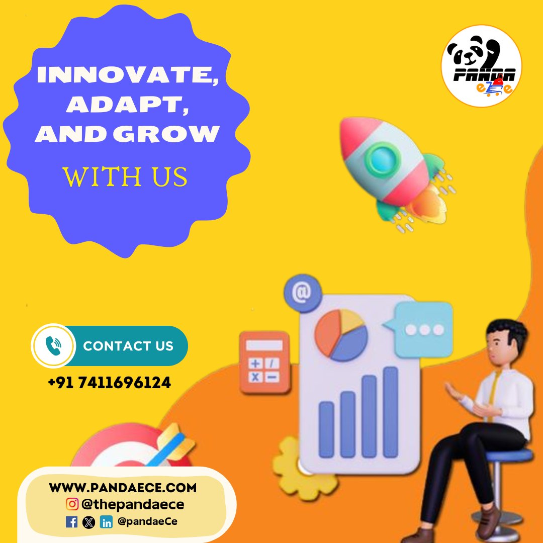 Innovate, adapt, and grow with us! Our unique solutions enable you to stay ahead in the competition. Believe in the power of innovation to transform challenges into opportunities. 
#growwithus #seostrategies #pandaece #contentmarketing #success