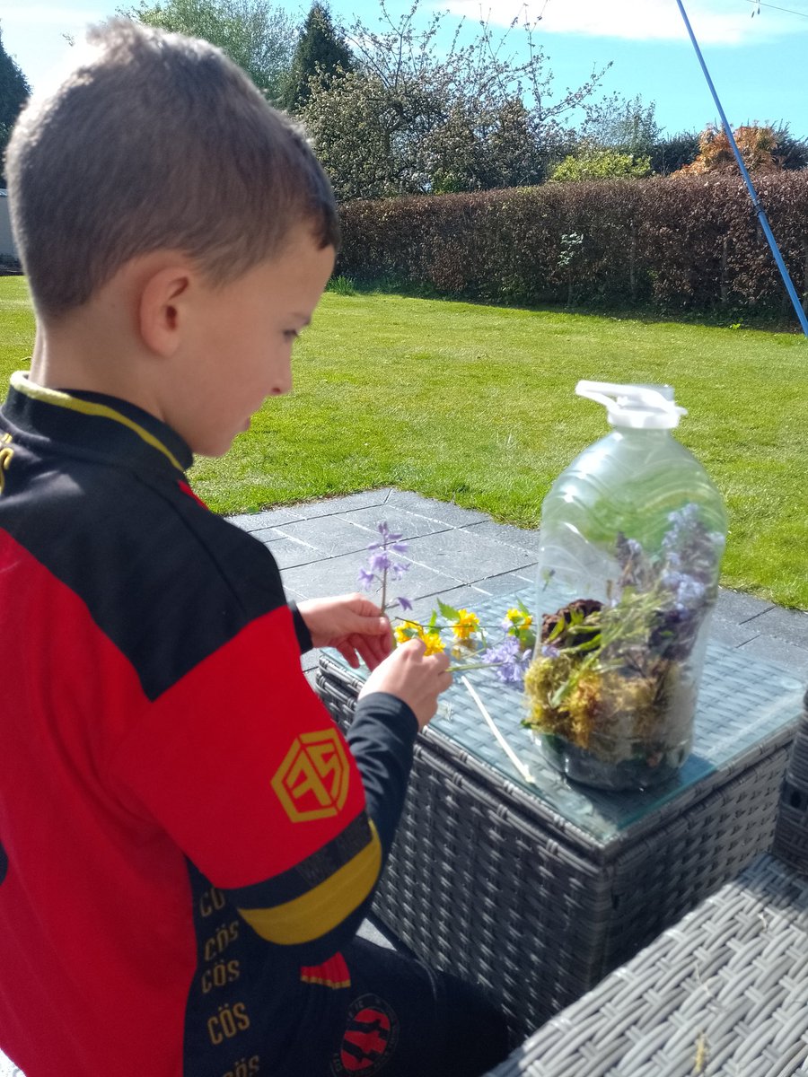 Amandalees8's tweet photo. Harry really enjoyed making a bug hotel ready for the Bling a Bottle @eco_eps competition.
Good luck Harry 💜🐛🐜🐞🦗🪲🐝🏨 https://t.co/GhD80hH9JK