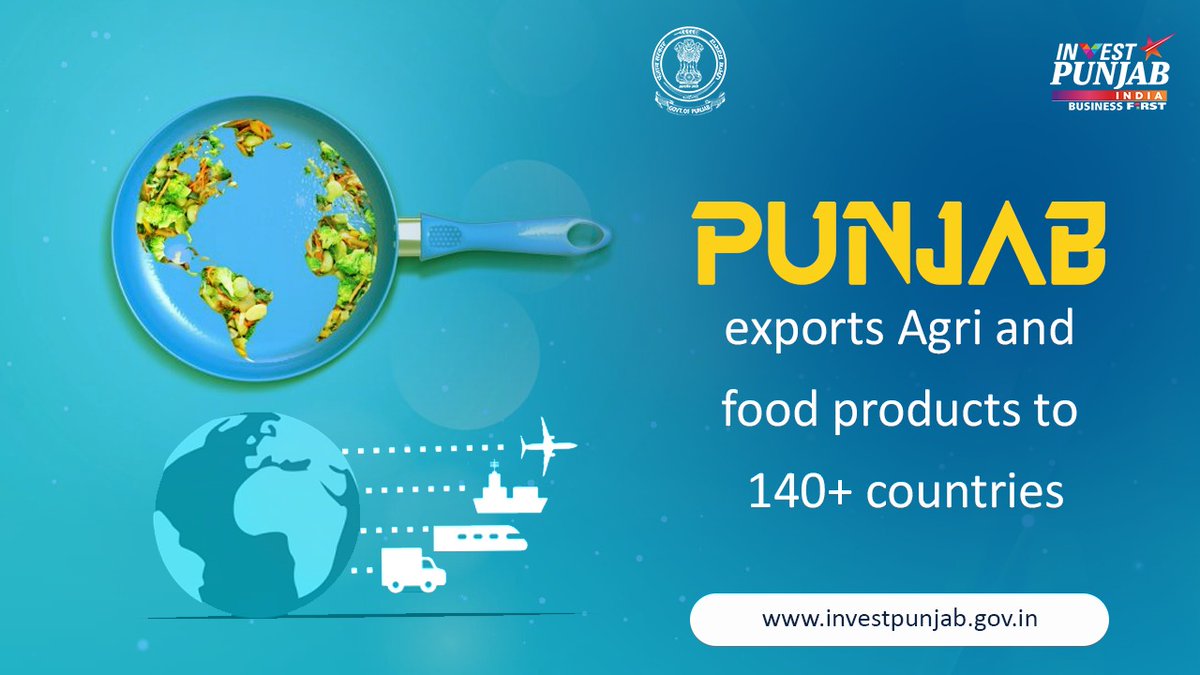 Explore investment opportunities in Punjab's thriving agri and food sector with Invest Punjab. Join us in shaping the future of agriculture and global trade. #InvestPunjab