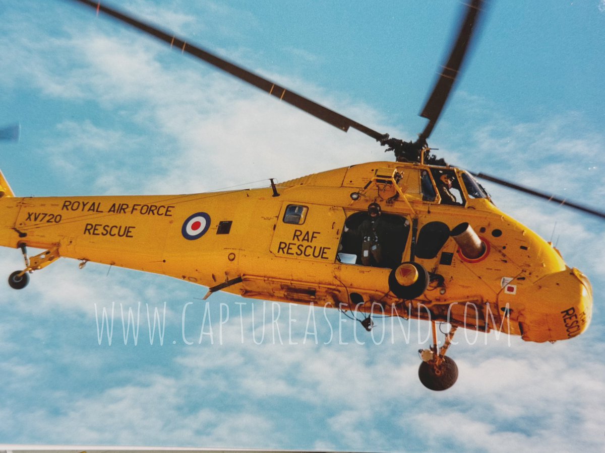 Search and Rescue Wessex, early 1990s. #sar #wessex #searchandrescue #yellow #raf #royalairforce #helicopter #blades #rotary #aircraft #aeroplane #noordinaryjob #aviation #avgeek #captureasecond