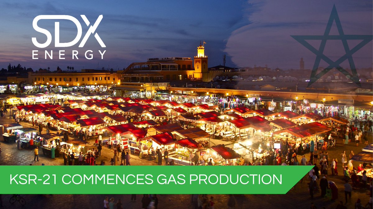sdxenergy's tweet photo. SDX confirms that the KSR-21 well has received the necessary government approvals and production of gas has commenced.

🔗 Link to Regulatory Announcement: https://t.co/FfPiWPsrz2

#Morocco #Energy #Gas #Investing https://t.co/0jwJPQBP62