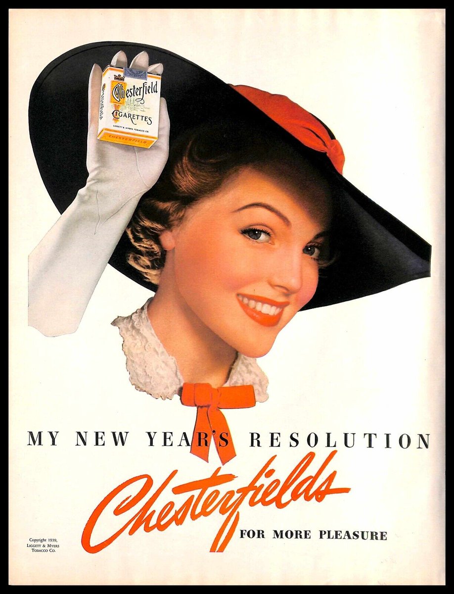 1939,Chesterfield Cigarettes