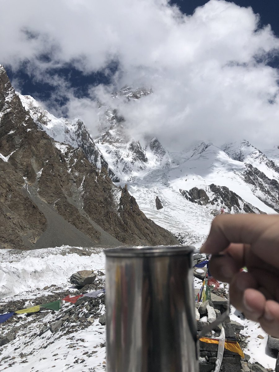 Even in vast nature, it's the small joys that resonate deeply. 📍K2 base Camp Pakostan #Travel