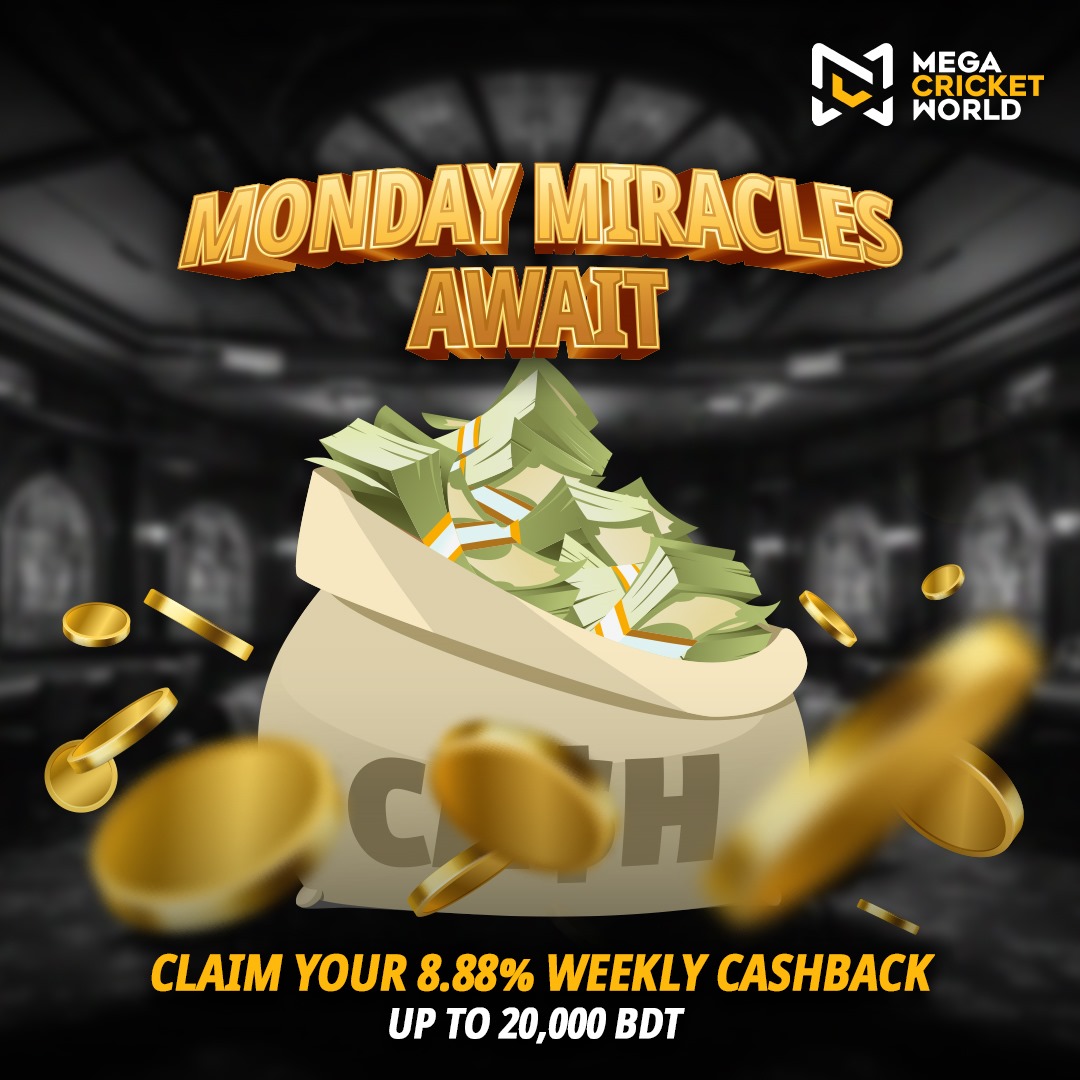 mcworldsocial's tweet photo. Make your Mondays marvelous with 8.88% Weekly Cashback today at only MCW! Claim now 💫💸
আজই শুধুমাত্র MCW-তে 8.88% সাপ্তাহিক ক্যাশব্যাক সহ আপনার সোমবারগুলিকে অসাধারণ করে তুলুন! এখনই দাবি করুন 💫💸
🔗 https://t.co/xT3lmd3QLr
#Bonus #Bonusprizes #megacricketworld https://t.co/hrkDsDJpjd