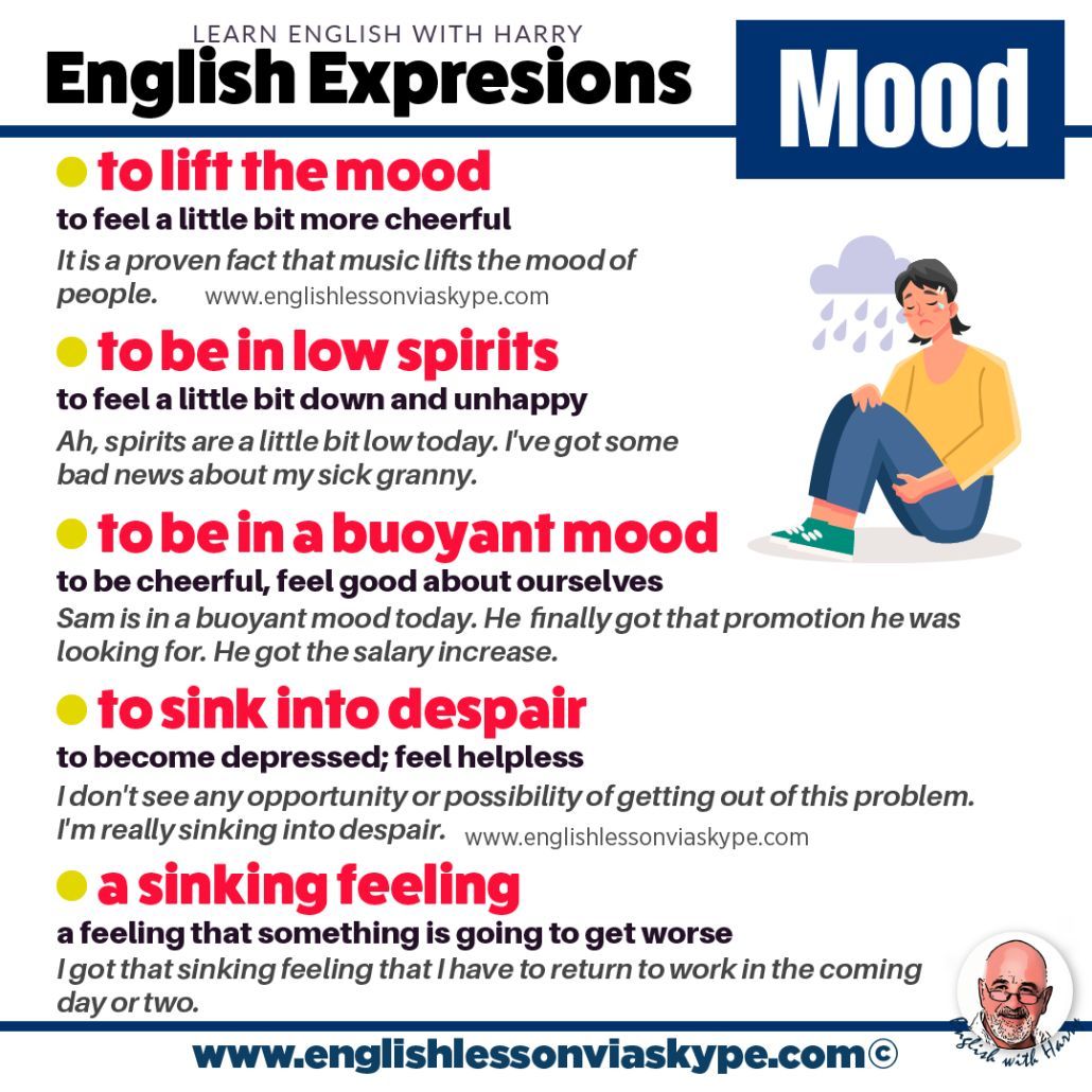 Learn C1 English expressions to describe moods. Click the link to learn more ➡ bit.ly/3us1ION 

#LearnEnglish #ingles #inglesonline #IELTS #ieltsexam #cambridgeexams #TOEIC #vocabulary @englishvskype