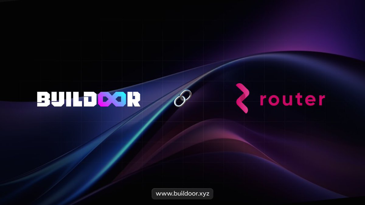 📣 @buildoorxyz x @routerprotocol 🤝

Exploring web3 should not limit the on-chain boundaries. 

w/ Buildoor’s Web3 Enabler ™️ cross chain engagement will be a breeze as we integrate Nitro by Router protocol. 

0/♾ 🧵