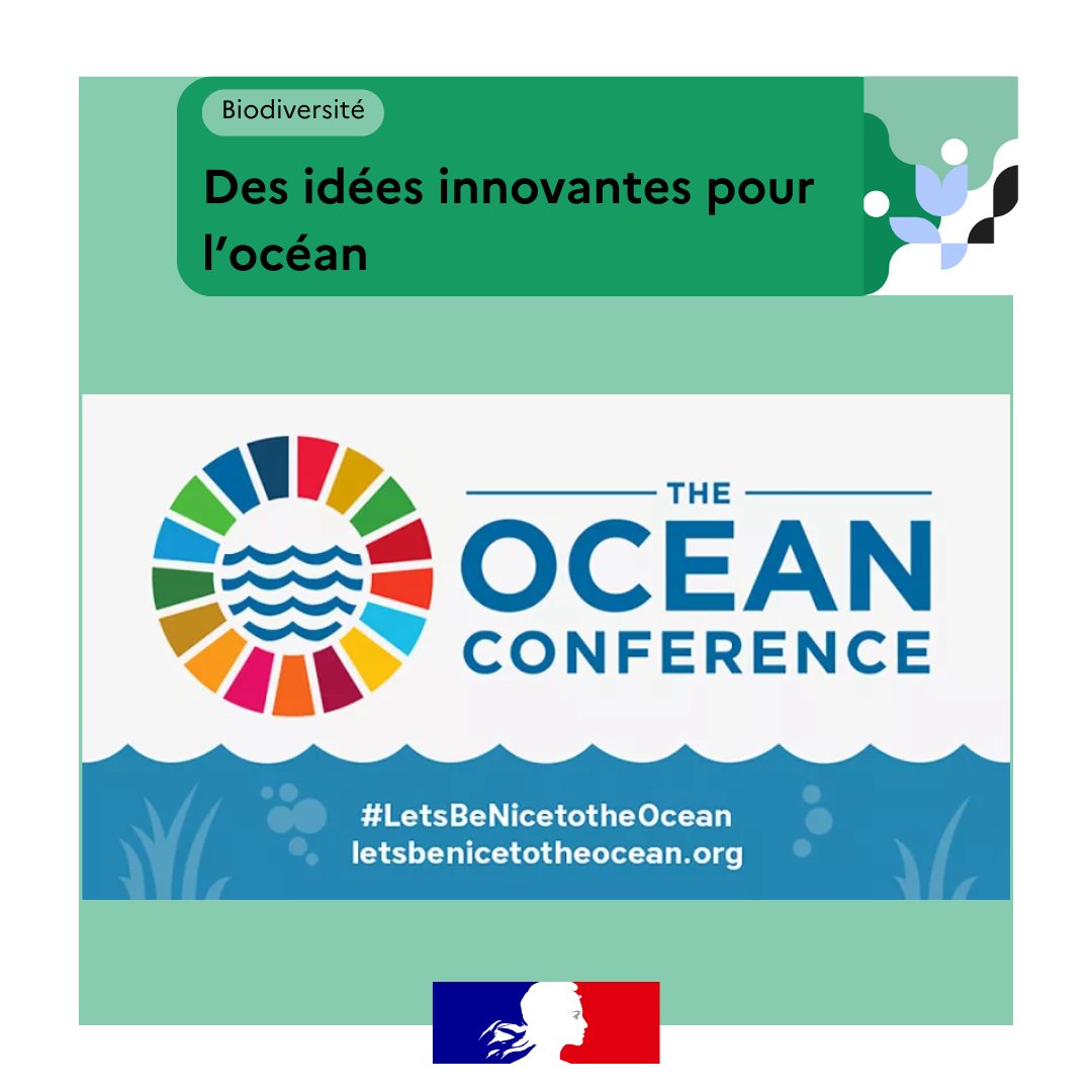 📢 Appel aux idées innovantes pour l'océan! 🌊 📆Jusqu'au 30 avril, partagez des idées innovantes avec la consultation 'Let's Be Nice To The Ocean' et contribuez ainsi à la préparation de la prochaine conférence des Nations unies sur l'océan à Nice en 2025!📝 #ocean