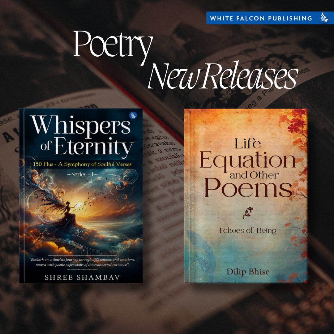 Poetry New Releases📷
Comment for links📷

#whitefalconpublishings #whitefalcon #newpost #poetry #newreleases #poet #poetrybooks #selfpublishinghouse #foryou