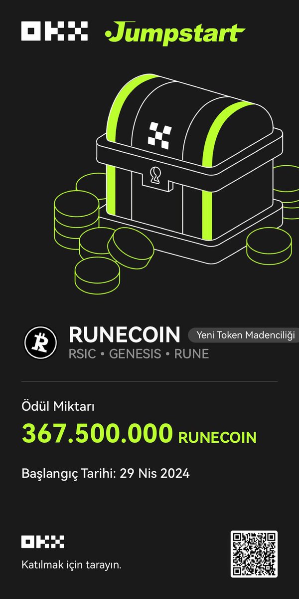 $RUNECOIN 🤝 #OKX (Başlangıca son yarım saat)