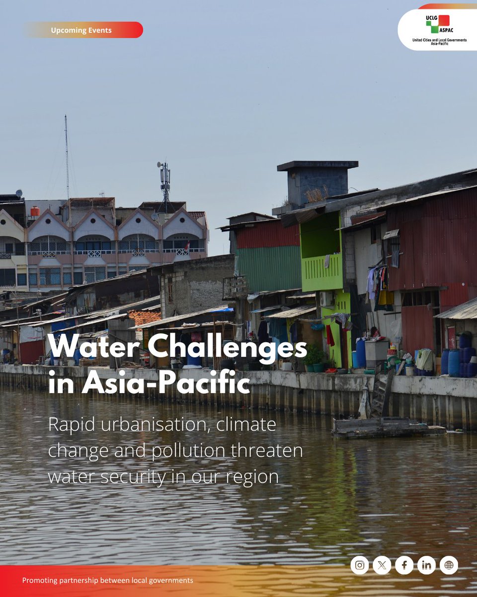 Many Asia-Pacific cities face unique challenges when it comes to water; from floods, droughts, to aging infrastructure. What are the biggest water challenges your city faces? Share your thoughts with us! #Insight4Leaders #4BetterLocal