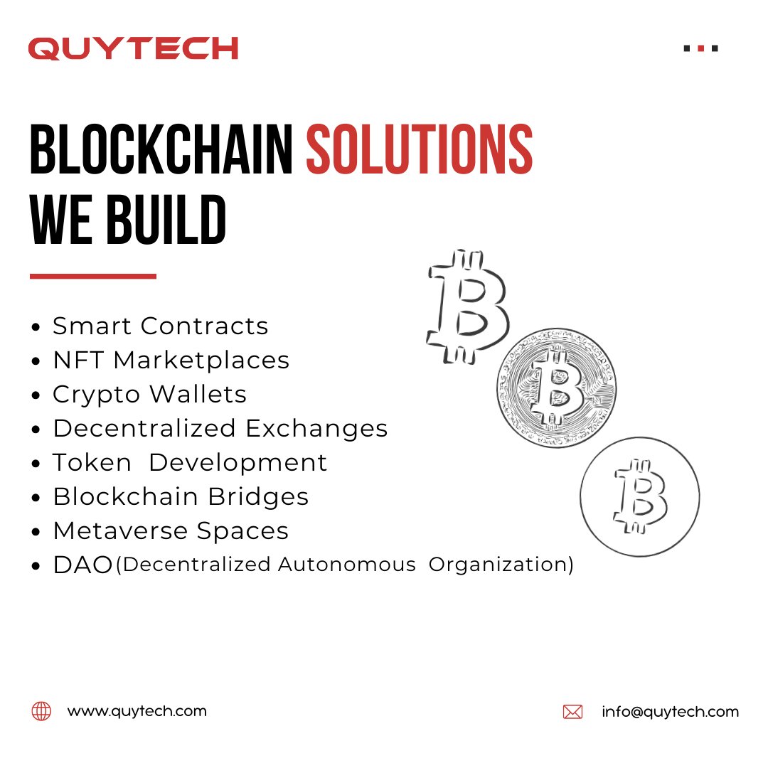 AlexKim04940738's tweet photo. Ready to revolutionize your business with #Blockchain? 
#Quytech, your trusted partner in cutting-edge blockchain development, is here to propel your business ahead of the competition. 

Contact us today- https://t.co/C8aVUOS1OV

 #dapps #business #blockchaintechnology https://t.co/VkEFZ7xnRa