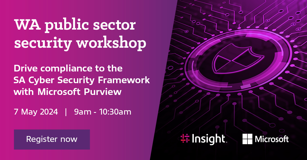 Join us at Microsoft’s Adelaide office to learn how to enhance your security & compliance posture with #MicrosoftPurview. Collaborate with peers & learn how other agencies are already driving compliance to the SA #CyberSecurity Framework with Purview. ms.spr.ly/6017YMxPB