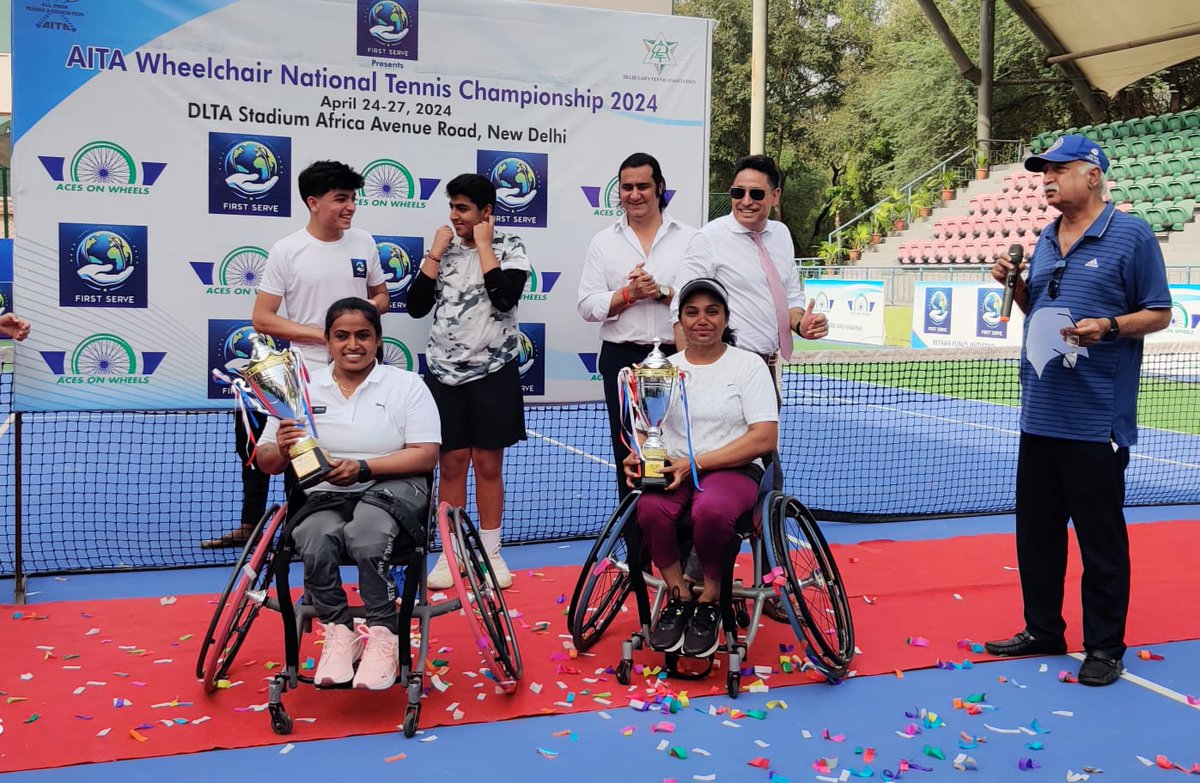 Double triumph for Karnataka's Pratima Rao!Emerging victorious in the Women's National Wheelchair Championship and clinching the Doubles Nationals Wheelchair Championship with partner Shilpa K.P, also from Karnataka, in New Delhi.