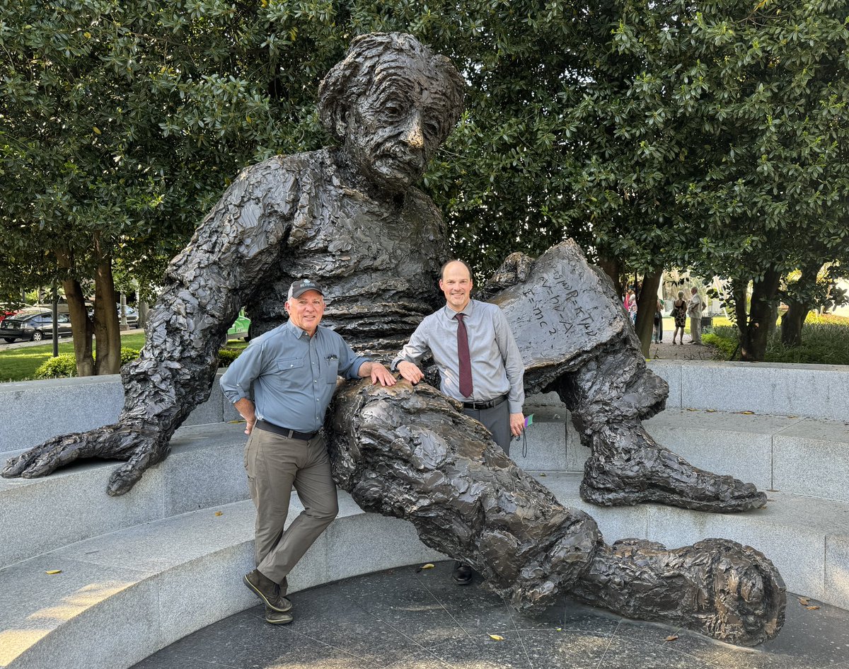 Now there are two NAS members from @umontana ! It was fun to celebrate the induction of @DougEmlen this weekend. #gogriz