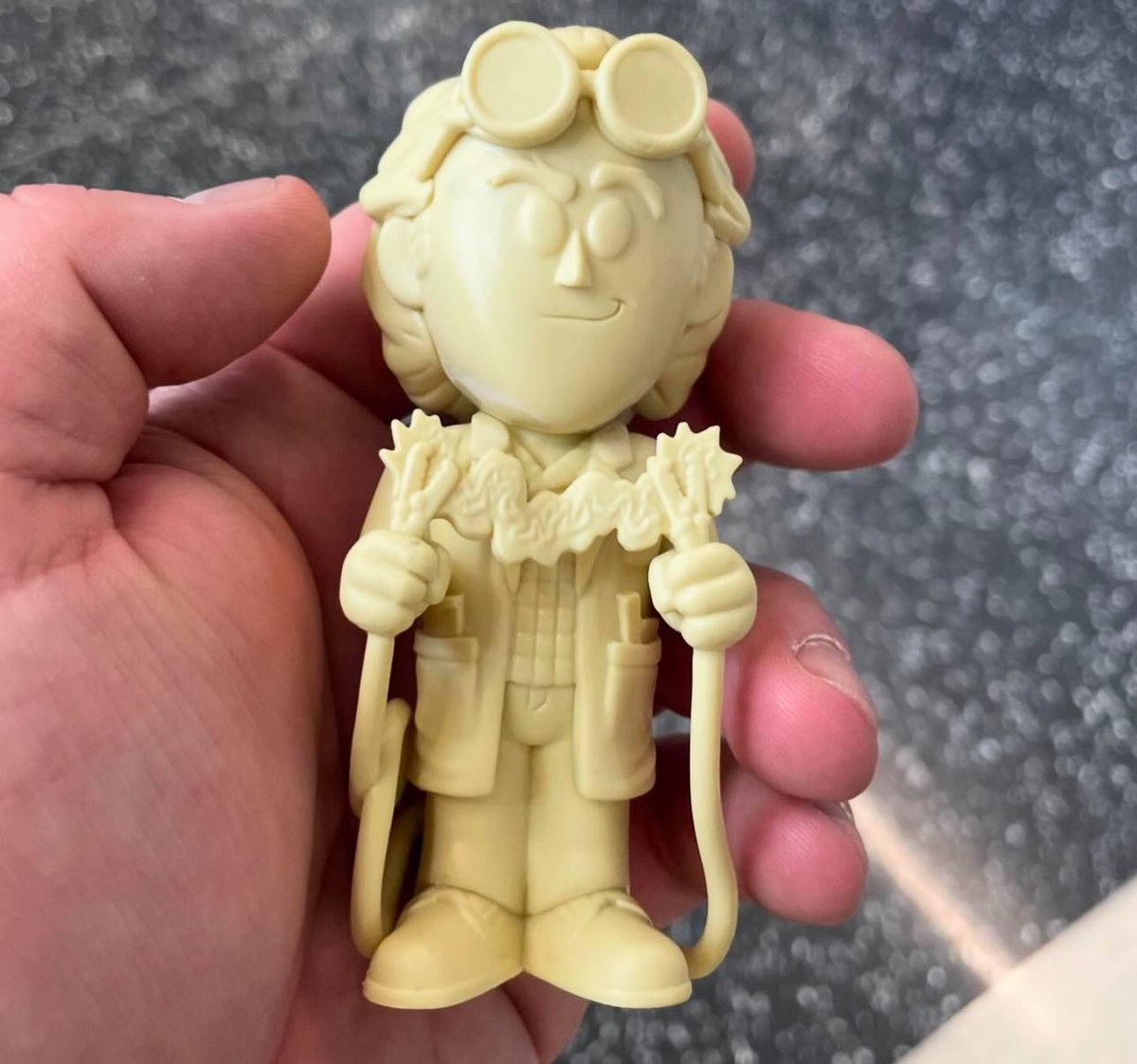 First look at the proto of an unreleased Doc Brown Soda! I wonder if they’ll release it. 🤔 . Credit @johnnyfunko575 #Funko #FunkoPop #FunkoPopVinyl #Pop #PopVinyl #Collectibles #Collectible #FunkoCollector #FunkoPops #Collector #Toy #Toys #DisTrackers