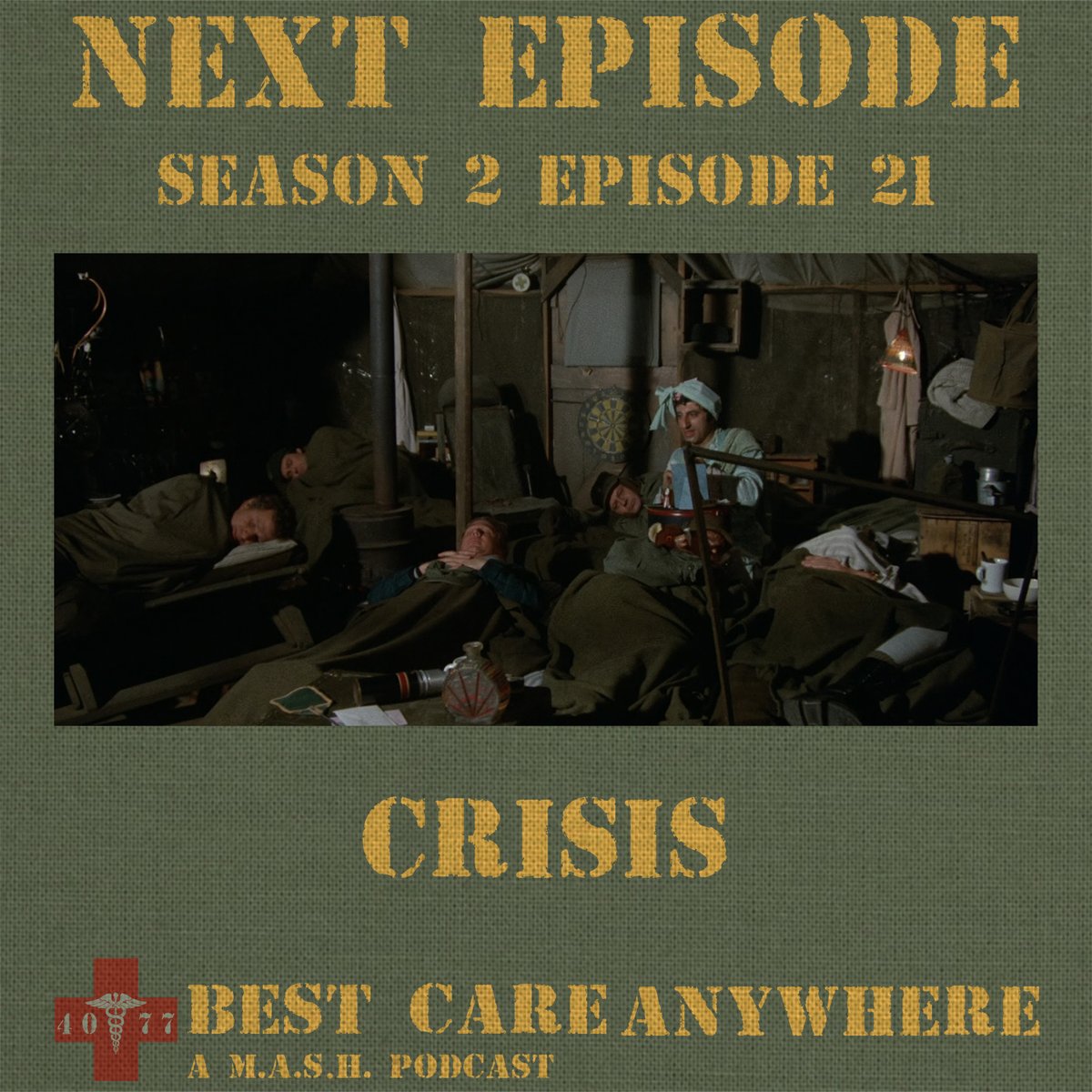 Season 2, Episode 21: CRISIS! The real crisis is that Anthony should have remembered to post this before leaving for his Scout Trip. If you are seeing this on Sunday evening then we are recording NOW so get your ratings and thoughts in ASAP! Comment below per usual. #MASH4077