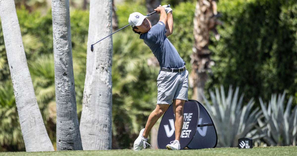 Anteaters in fourth, Rei in third after the first round of the 2024 Big West Men's Golf Championship!

📰 bit.ly/4djHwVe

#TogetherWeZot | #RipEm