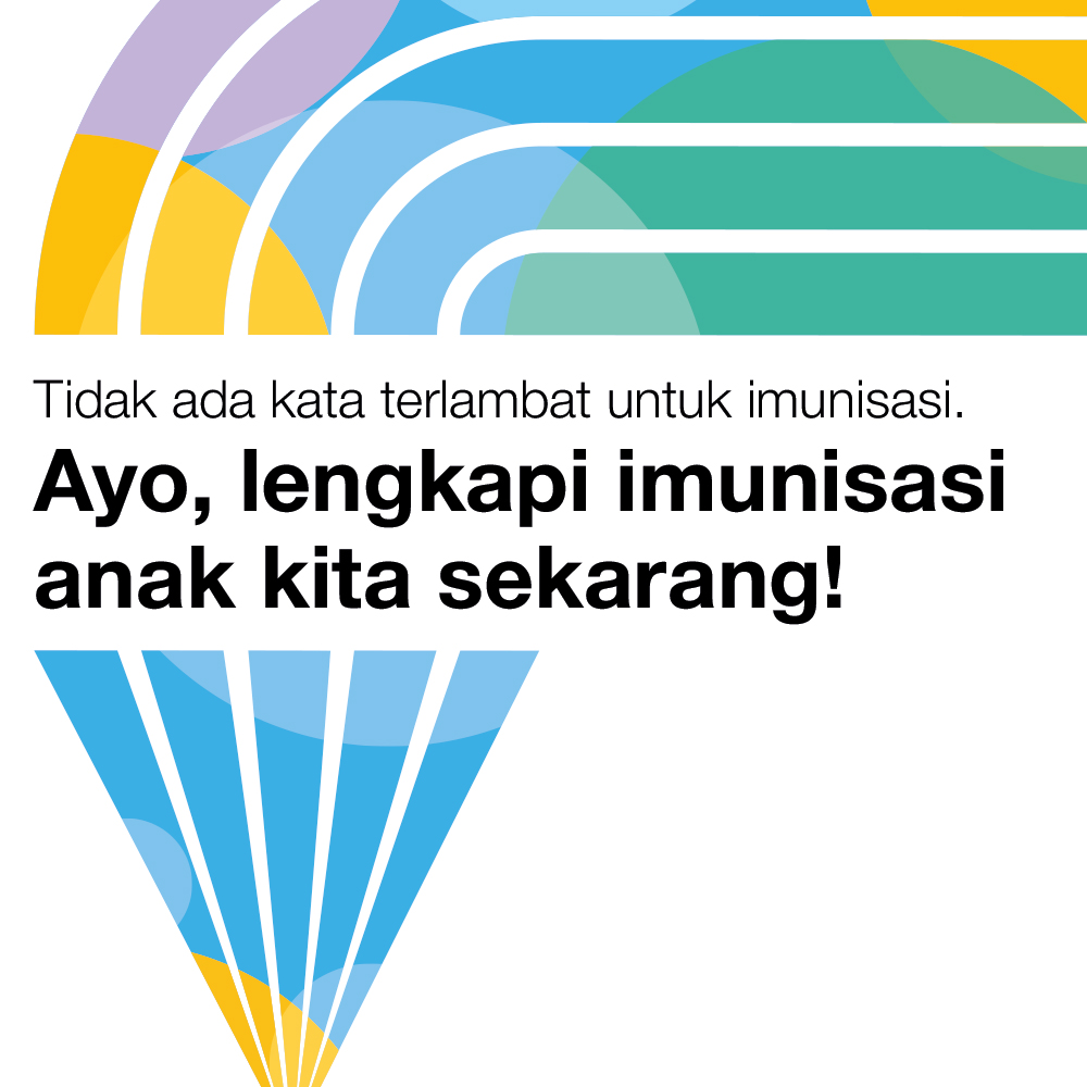 Kita telah mengalahkan cacar. Apa yang akan kita kalahkan berikutnya? Tidak ada kata terlambat untuk imunisasi. Segera lengkapi imunisasi mereka sekarang!

#HumanlyPossible #PekanImunisasiDunia
#WorldImmunizationWeek #SehatUntukSemua