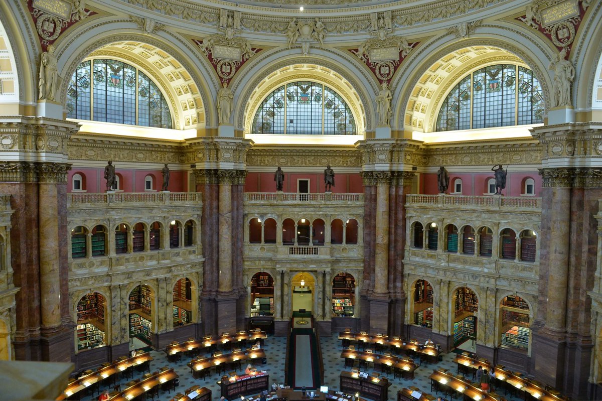 4) Library of Congress – Washington DC, United States