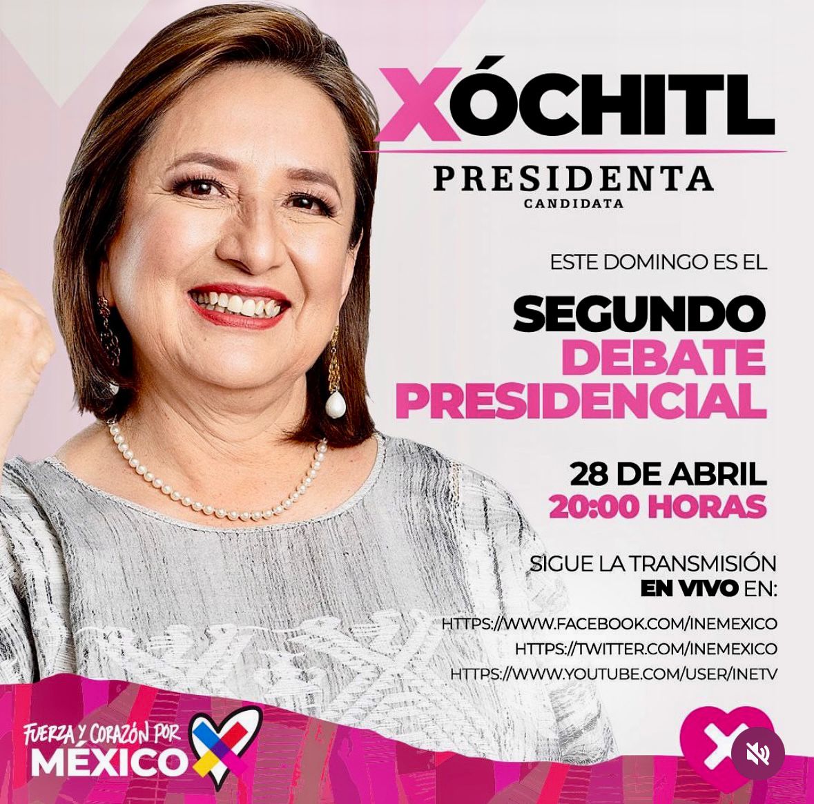 #Xochitl2024
#XochitlGalvezPresidenta 
#XochitlPresidente2024 
#MiVotoEsParaXochitl11 
#CarroCompletoConXochitl