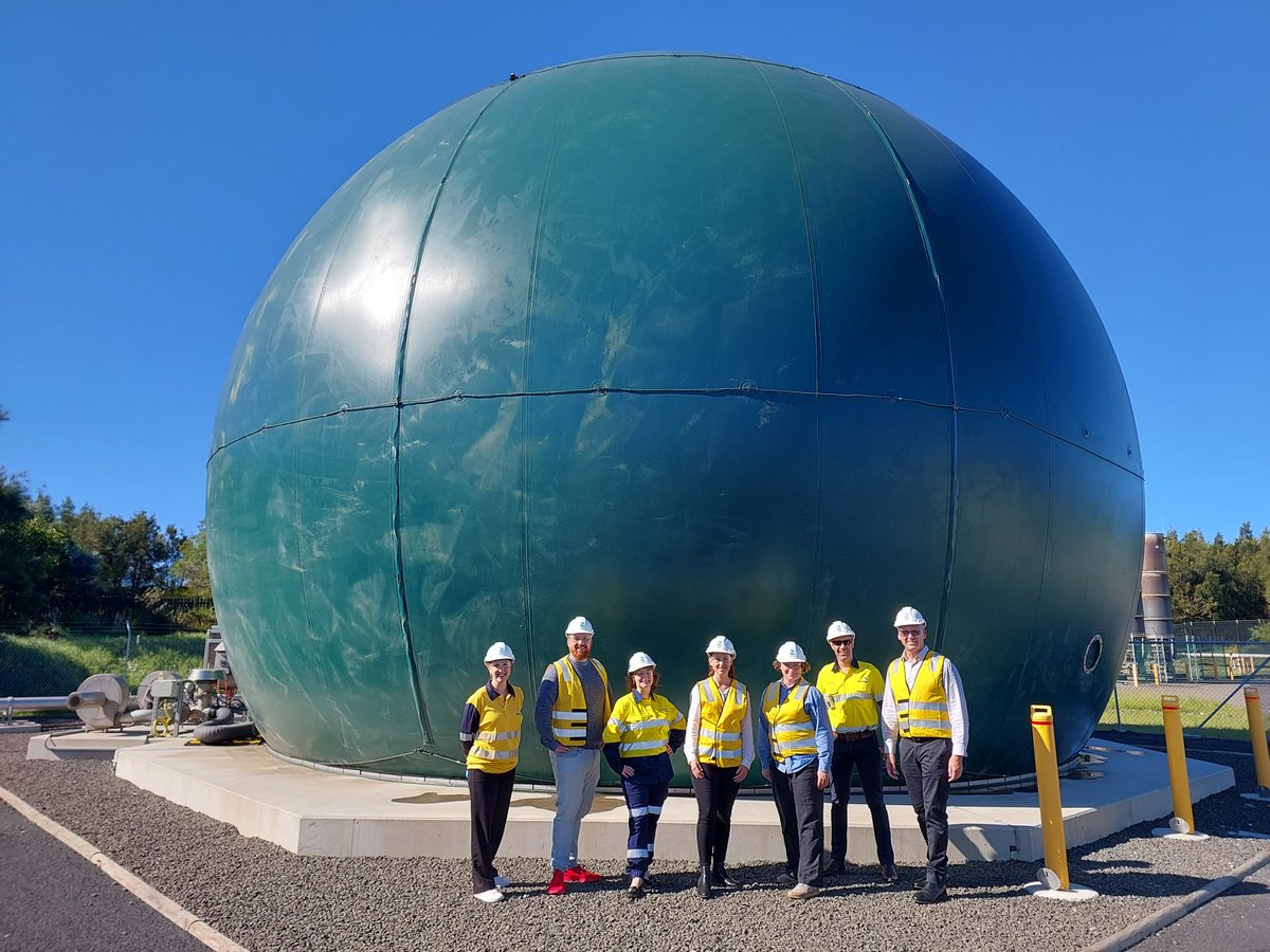 We were pleased to host reps from the NSW Government Department of Climate Change, Energy, the Environment and Water at our Malabar Biomethane Injection Plant, the first demonstration project in Australia to produce biomethane & inject it into a gas network #RenewableGas