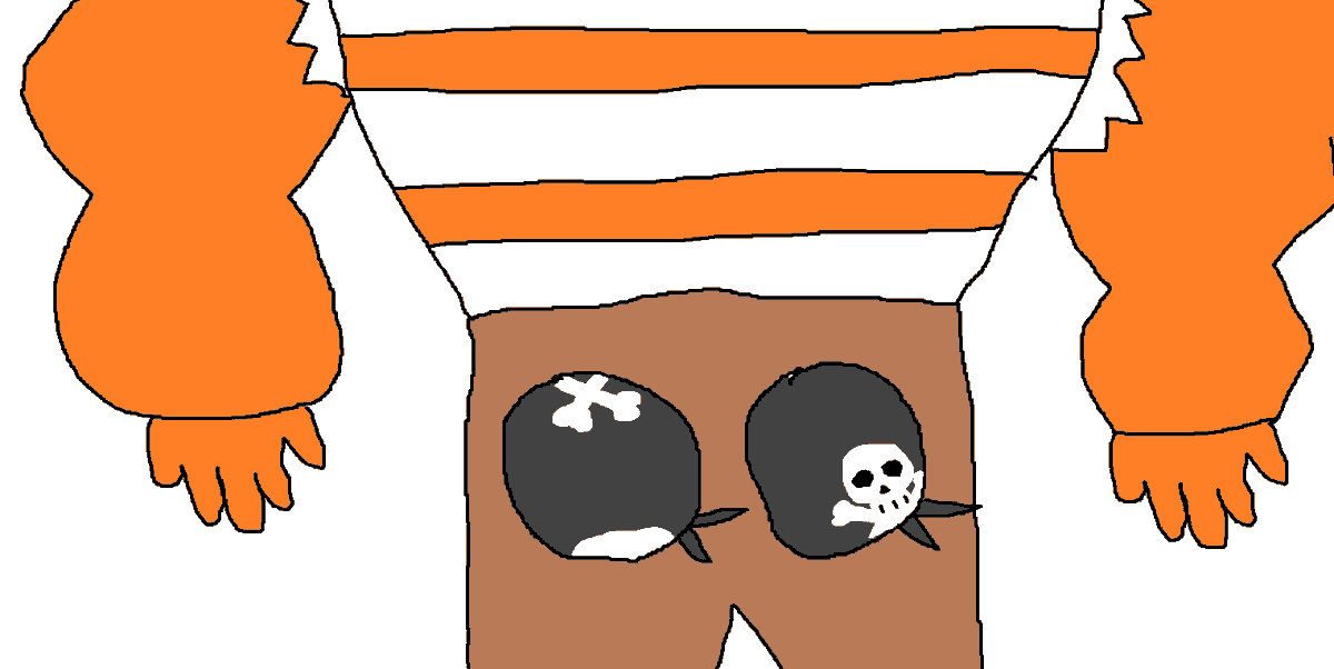 CheeseMcButt's tweet photo. The Peter Pan episode gave me some good ideas, first, a silly pirate costume for Dingo and a joke to go along with it
#tamers12345 #sonicunderground #buttpirates
(maybe don't click that third one) https://t.co/i9edTUr8Gs