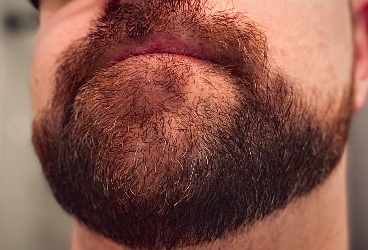 Trimming the beard and noticing my chin’s starting to go grey