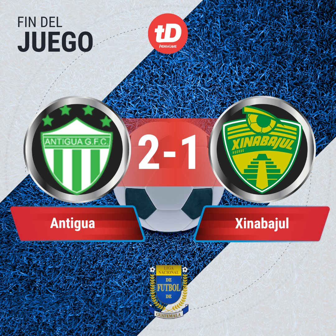 Fin del juego, Antigua clasifica a las semifinales del Torneo Clausura 2024 tras ganar 2-1 a Xinabajul.

Antigua juega en semis contra Mixco y Comunicaciones y Municipal se miden en la otra llave.