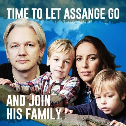 Time To Let Assange Go And Join His Family! #FreeAssangeNOW #LetHimGoJoe