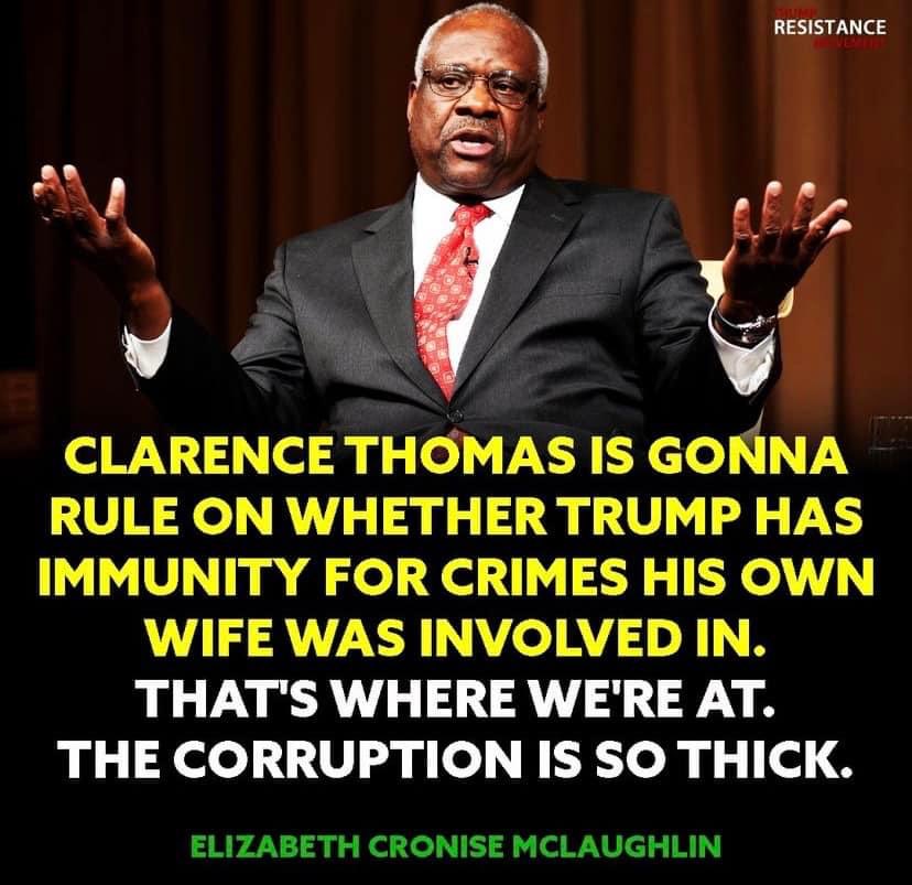 #SCOTUSIsCorrupt #ClarenceThomasIsCorrupt