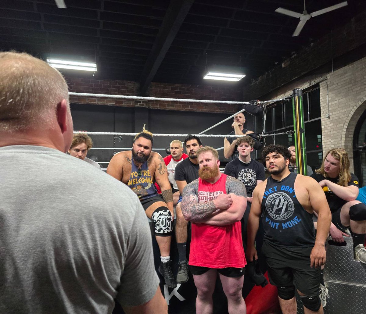 A massive thank you to Jerry Lynn for visiting our facility and imparting decades of knowledge on our students! #BlackandBrave