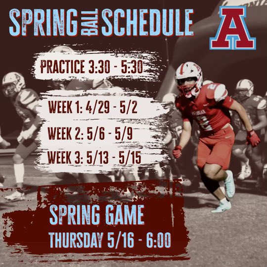 Finally! Spring football starts tomorrow!Let’s get to work! 😤 #RollTribe @ACPFootball @2107v7 @chief_vii @toby_lux @KaufmanRobert @2MGE_ @_RL_Martin @MikeM_Scout @ScoutsRadar @TXPrepSports @ScottRapp17 @TXTopTalent @Marchen44 @THEPLATFORMDR @sebastianrioja3 @Rodriquez12Jay…