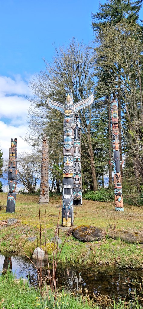 The totem poles in Vancouver's Stanley Park reflect B.C.'s First Nations beautifully.