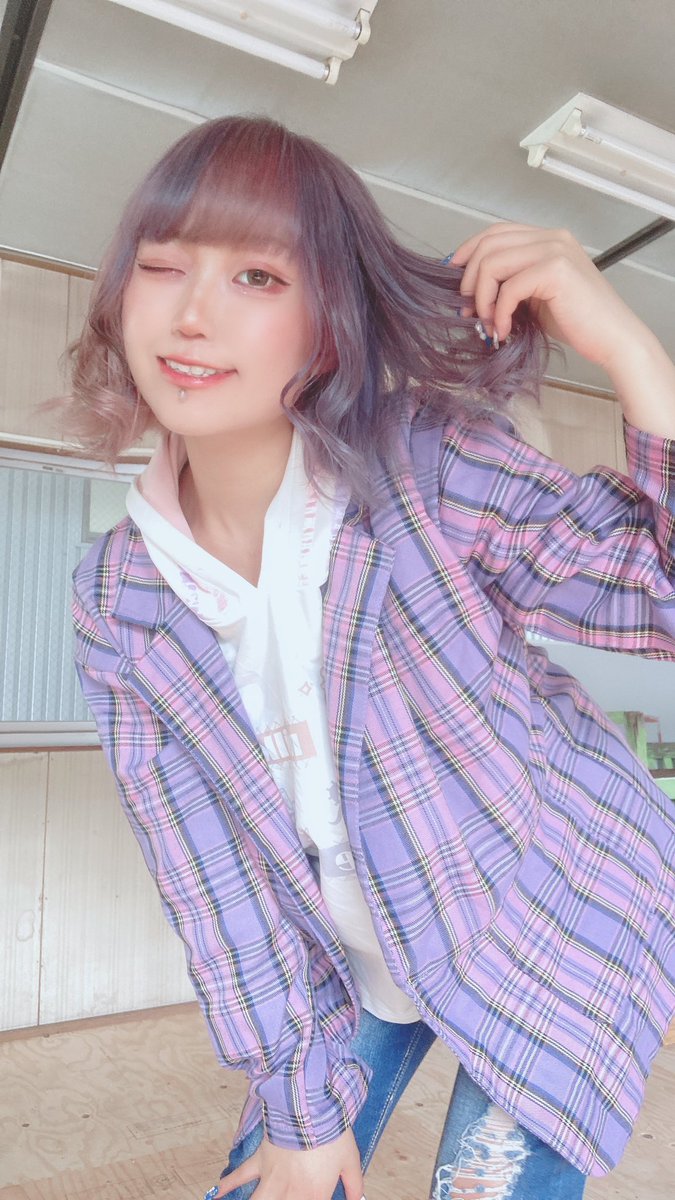 RaPyonnn's tweet photo. からーちぇんじ💘💜 https://t.co/vnmmATzoxt