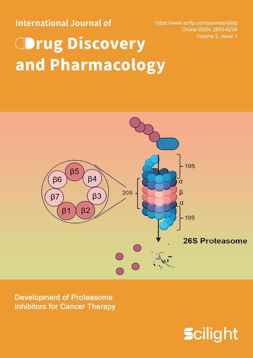 🎯Comprehensive Review

Development of Proteasome Inhibitors for Cancer Therapy

@scilightpress #MedEd #MedX #pharmaceutical #Pharmacology #Science #review #oncology #CancerResearch #Proteasome 

sciltp.com/journals/ijddp…