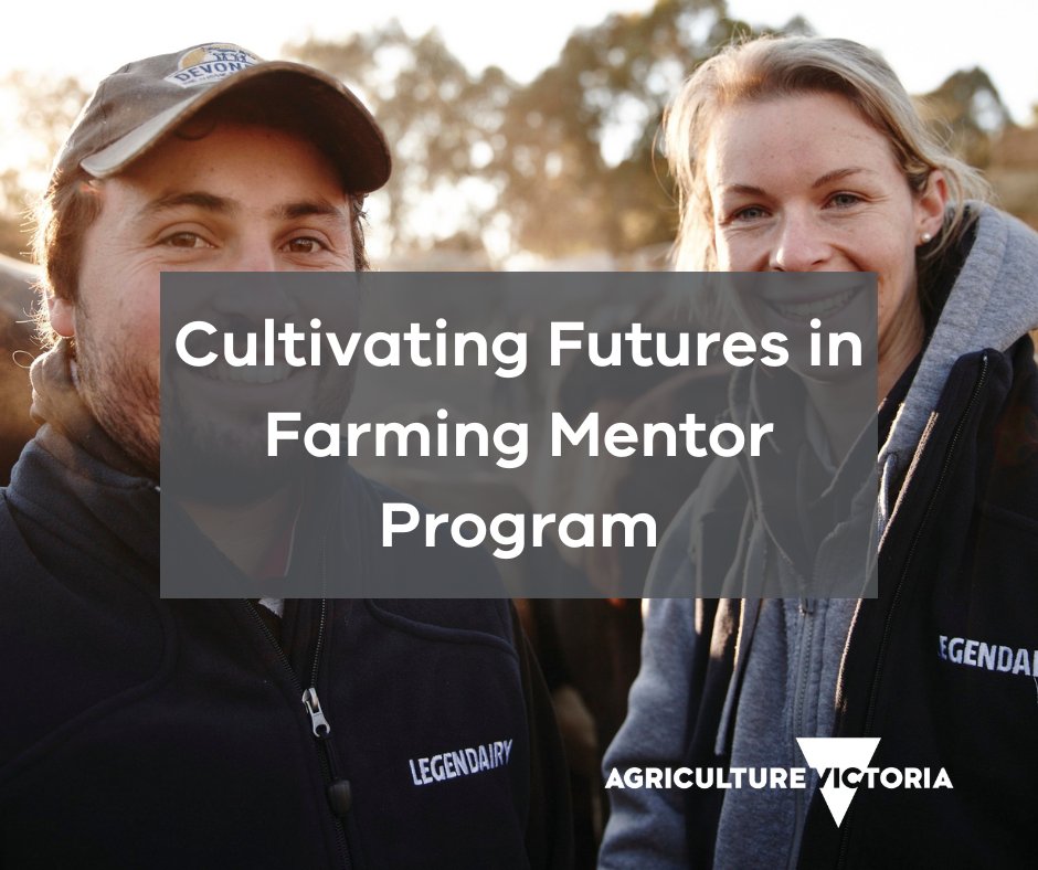 🤠 Calling all young farmers in western Victoria - register for the ‘Cultivating Futures in Farming’ Mentor Program. ❓ Want to know more before signing up? Join our webinar on Thursday 16 May from 12 pm for more information. 👉 Register here: bit.ly/3TbaNYT