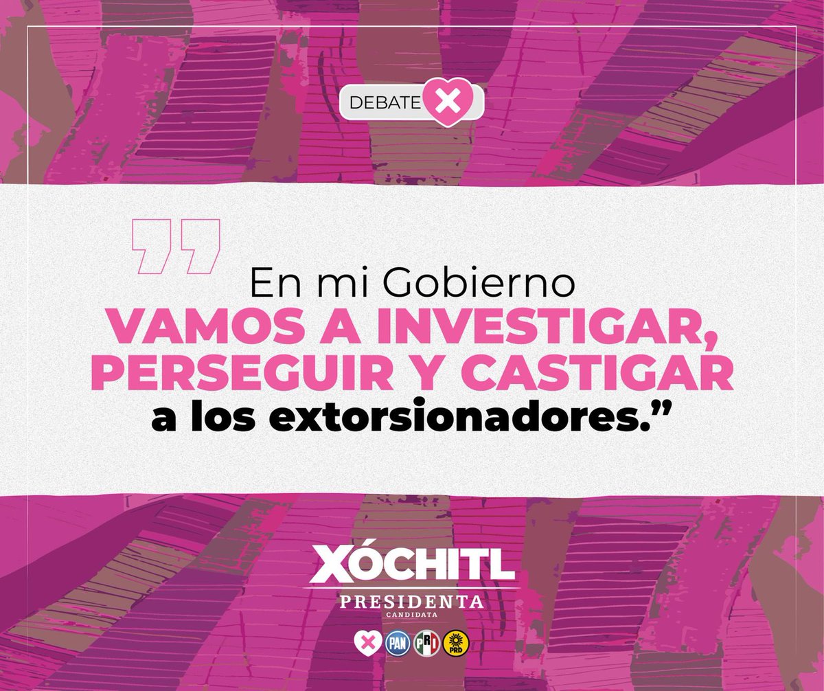 A mí no me va a temblar la mano: vamos a aplicarle la ley a los delincuentes para que puedas vivir sin miedo. #Xóchitl2024