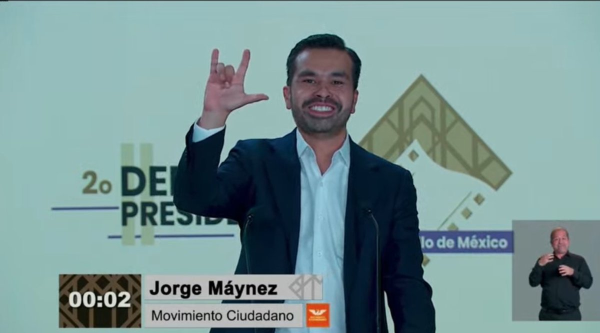 porktendencia's tweet photo. "Jorge Álvarez Máynez": 
Porque sacó los primeros memes en el #DebateINE. https://t.co/LBsblWjwRf